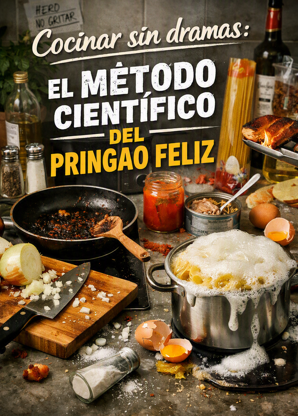 “Cocinar sin dramas: el método científico del pringao feliz”
