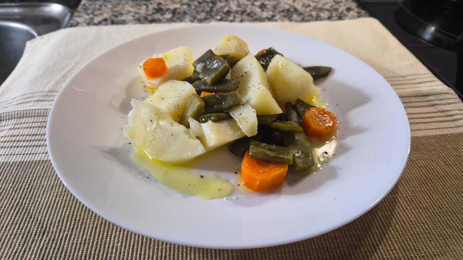 Hervido de verduras con patatas