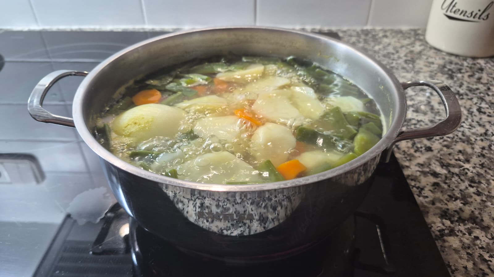Hervido de verduras con patatas